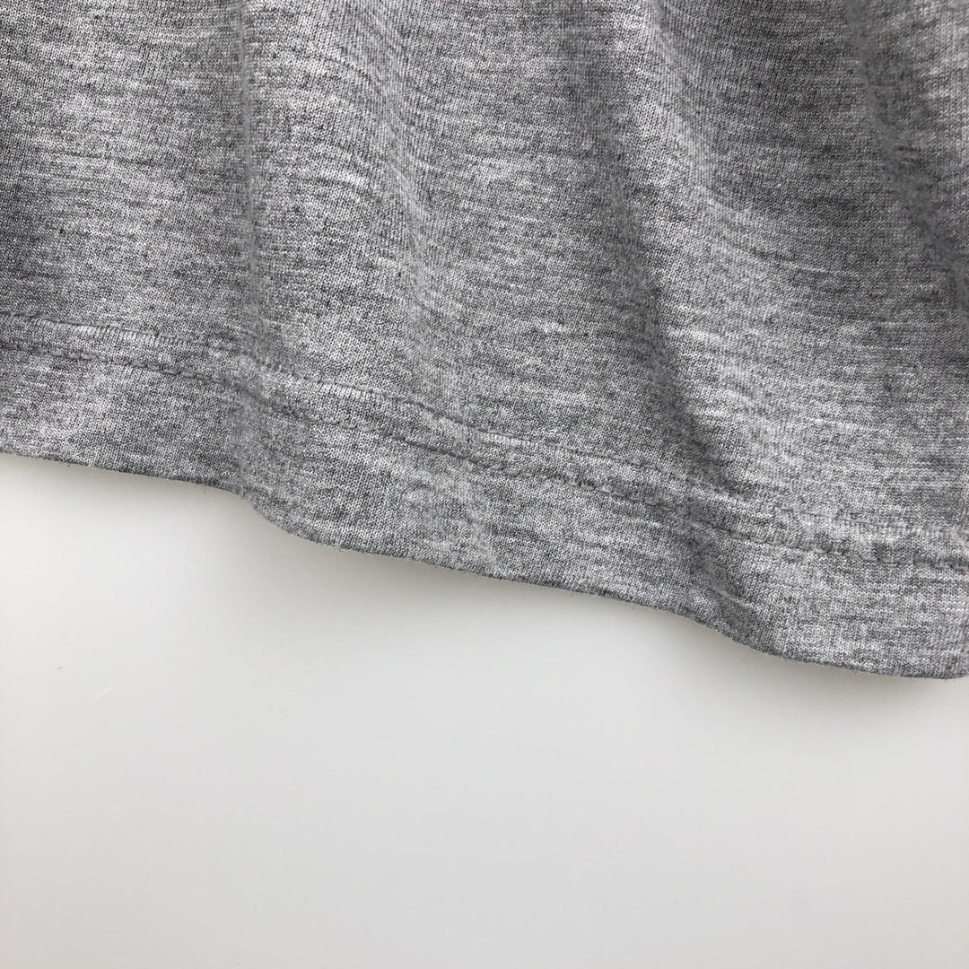 US ARMY Mock Neck Long-Sleeve T-Shirt, Made in USA, Men's Size XL (approx.) polyester gray type Vintage Second Hand