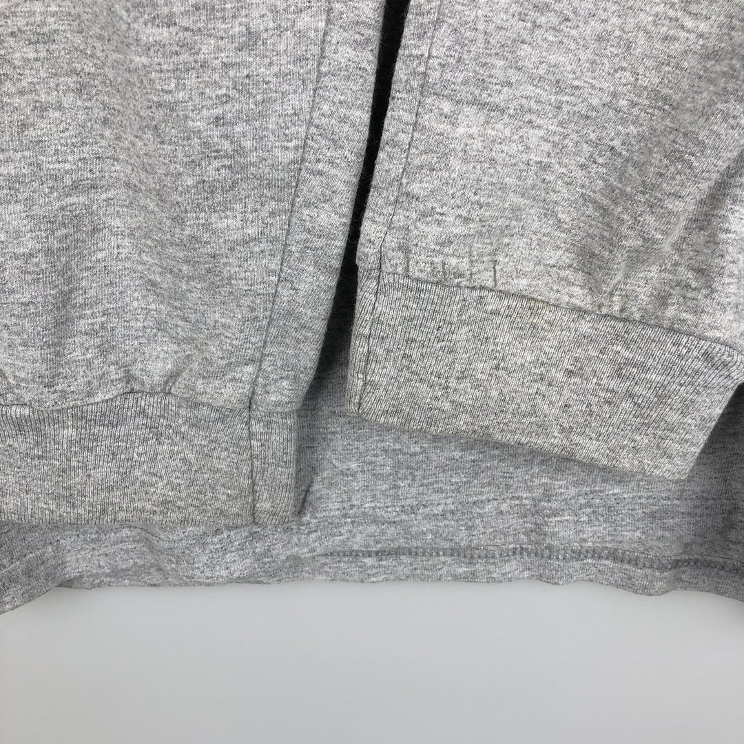 Anvil Brew Thru Long-Sleeve T-Shirt Advertising Long-Sleeve T-Shirt Men's Size M (equivalent to Men's M) cotton gray type Vintage Second Hand