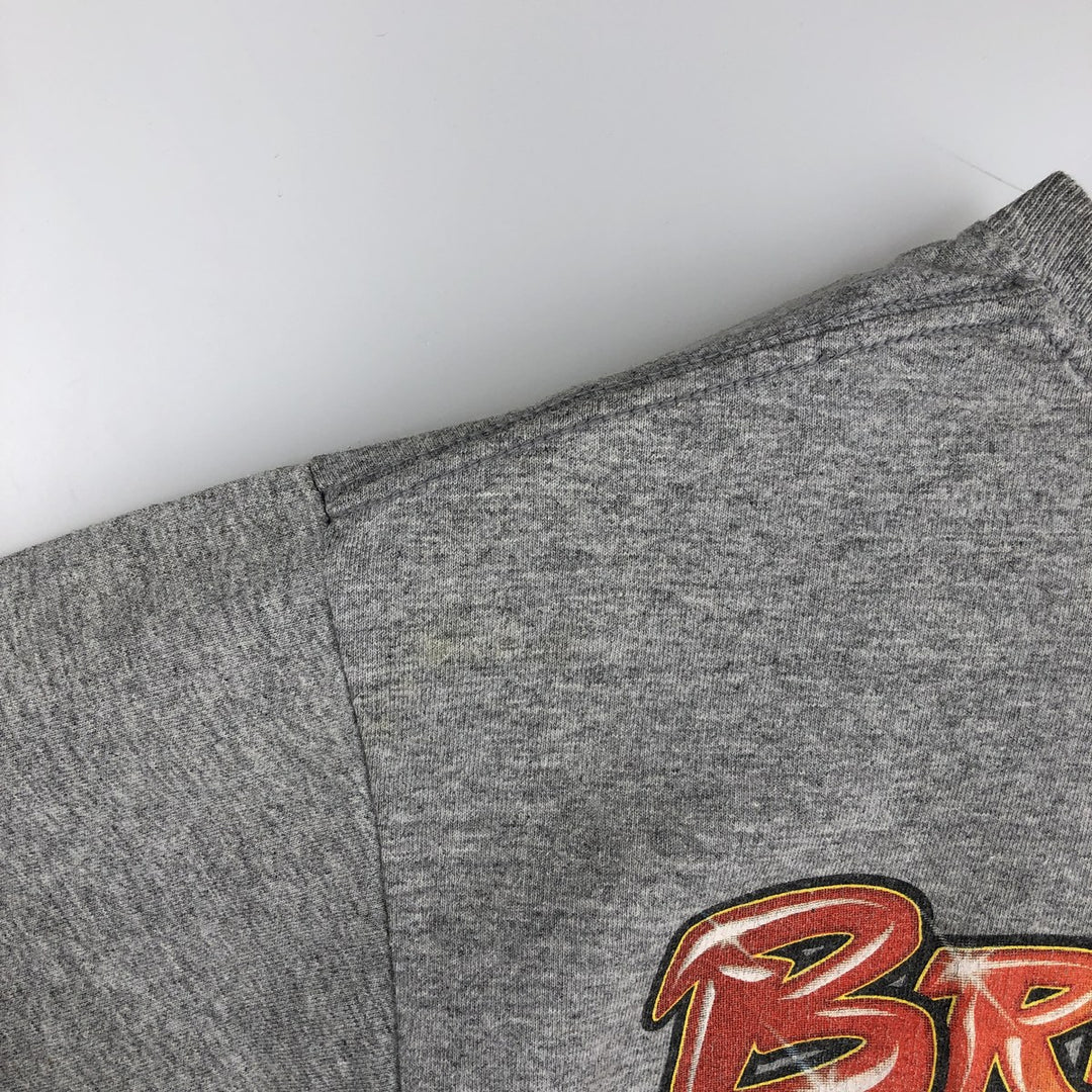 Anvil Brew Thru Long-Sleeve T-Shirt Advertising Long-Sleeve T-Shirt Men's Size M (equivalent to Men's M) cotton gray type Vintage Second Hand