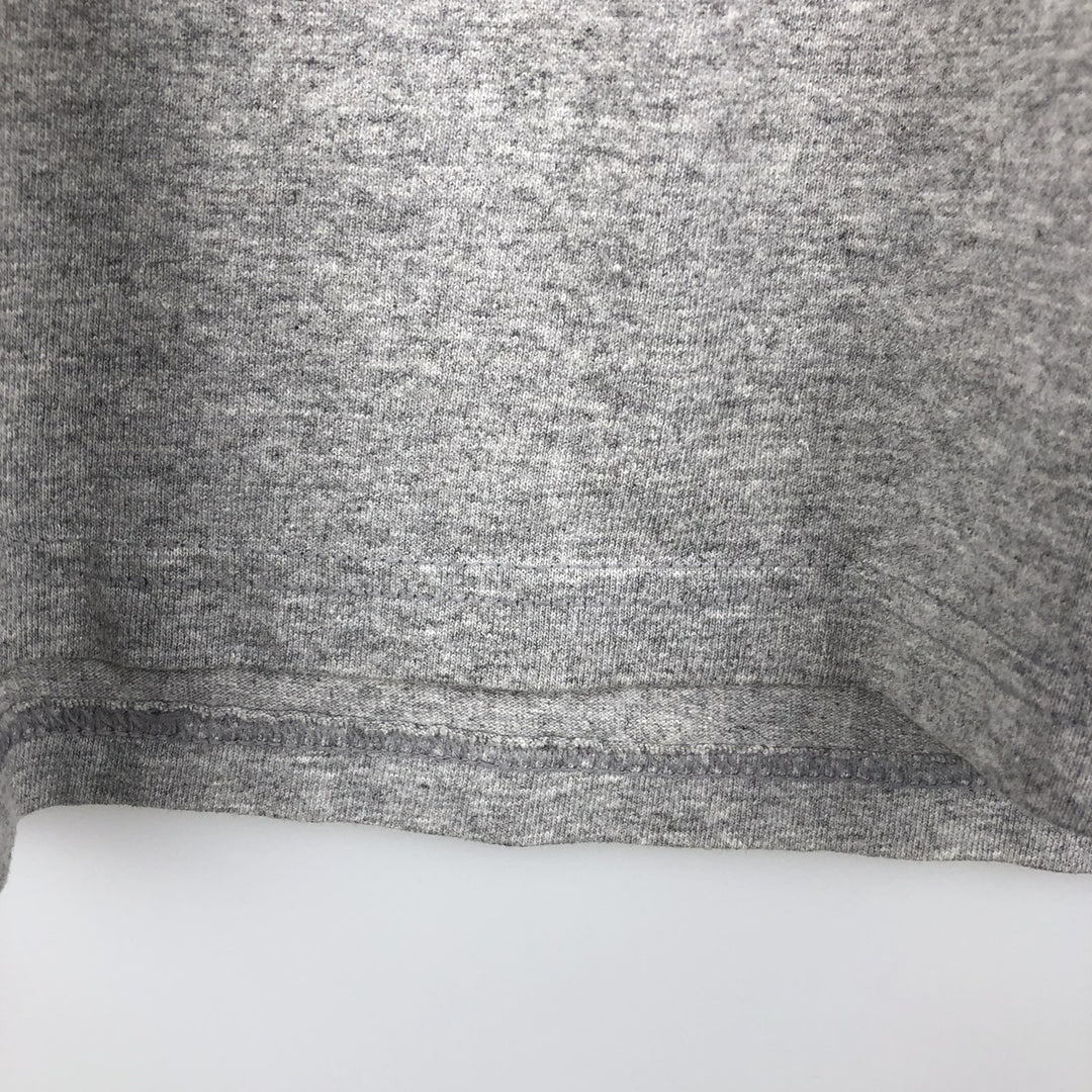 Anvil Long-Sleeve T-Shirt (Men's Size M) cotton gray type Vintage Second Hand