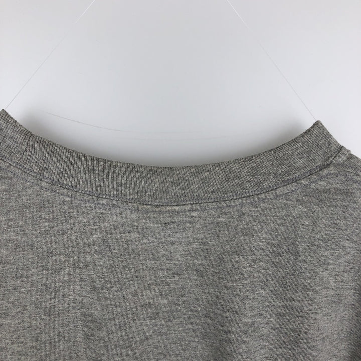 Anvil Long-Sleeve T-Shirt (Men's Size M) cotton gray type Vintage Second Hand