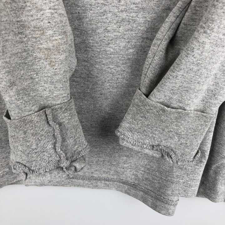 Anvil Long-Sleeve T-Shirt (Men's Size M) cotton gray type Vintage Second Hand
