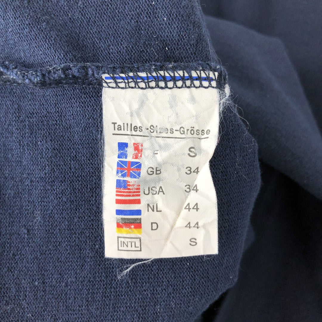 Saint James L'ATELIER boat neck long-sleeved T-shirt, made in France, men's size S equivalent. cotton navy blue type Vintage Second Hand