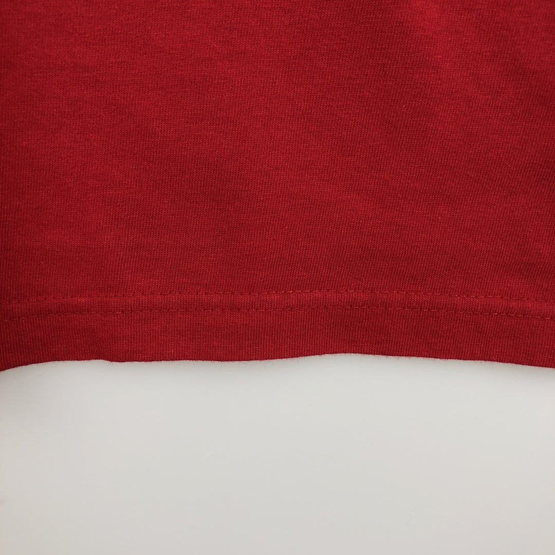 Ralph Lauren CHAPS long-sleeved T-shirt, men's size XL cotton red type Vintage Second Hand