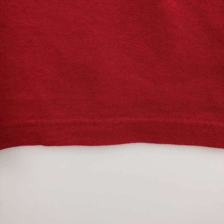Ralph Lauren CHAPS long-sleeved T-shirt, men's size XL cotton red type Vintage Second Hand