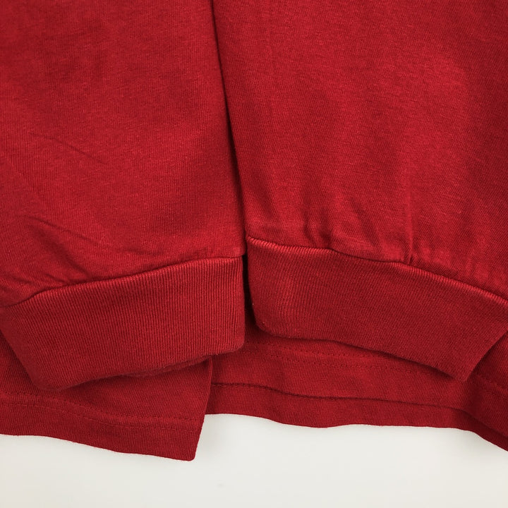 Ralph Lauren CHAPS long-sleeved T-shirt, men's size XL cotton red type Vintage Second Hand