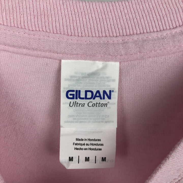 Gildan Gorillaz Long-Sleeve Band T-Shirt (Men's Size M) cotton pink type Vintage Second Hand