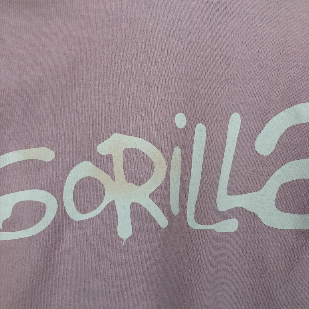 Gildan Gorillaz Long-Sleeve Band T-Shirt (Men's Size M) cotton pink type Vintage Second Hand