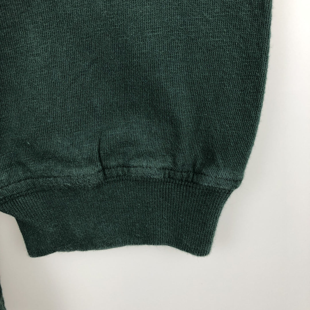 90'S Eddie Bauer Long-Sleeve T-Shirt, Made in USA, Men's XL (approx.), Vintage cotton green type Vintage Second Hand