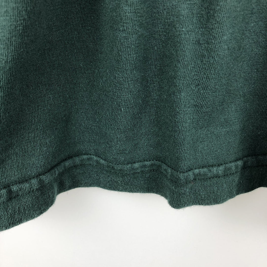 90'S Eddie Bauer Long-Sleeve T-Shirt, Made in USA, Men's XL (approx.), Vintage cotton green type Vintage Second Hand