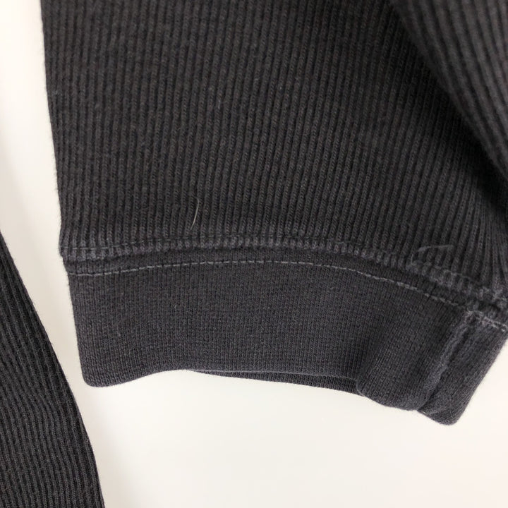 Ralph Lauren CHAPS V-neck long T-shirt, men's size L cotton black type Vintage Second Hand