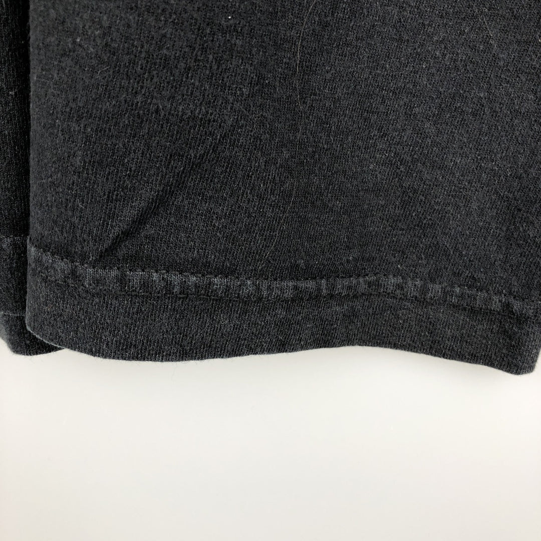 Timberland Back Logo Long-Sleeve T-Shirt (Men's Size L) cotton black type Vintage Second Hand