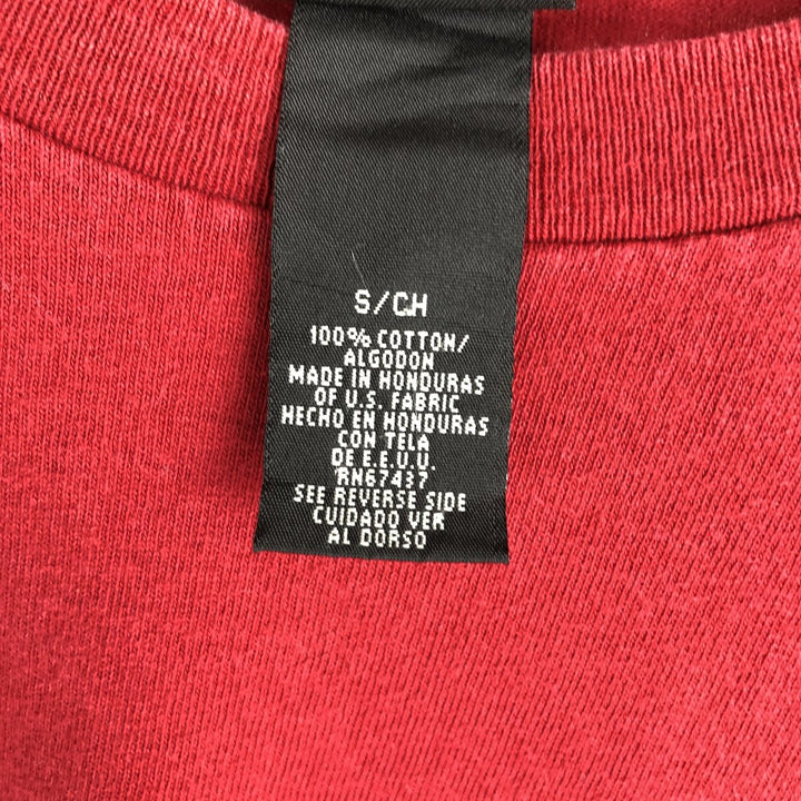 2000'S Ralph Lauren Polo Jeans Company long-sleeved T-shirt, men's size small cotton red type Vintage Second Hand