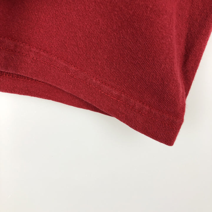 2000'S Ralph Lauren Polo Jeans Company long-sleeved T-shirt, men's size small cotton red type Vintage Second Hand