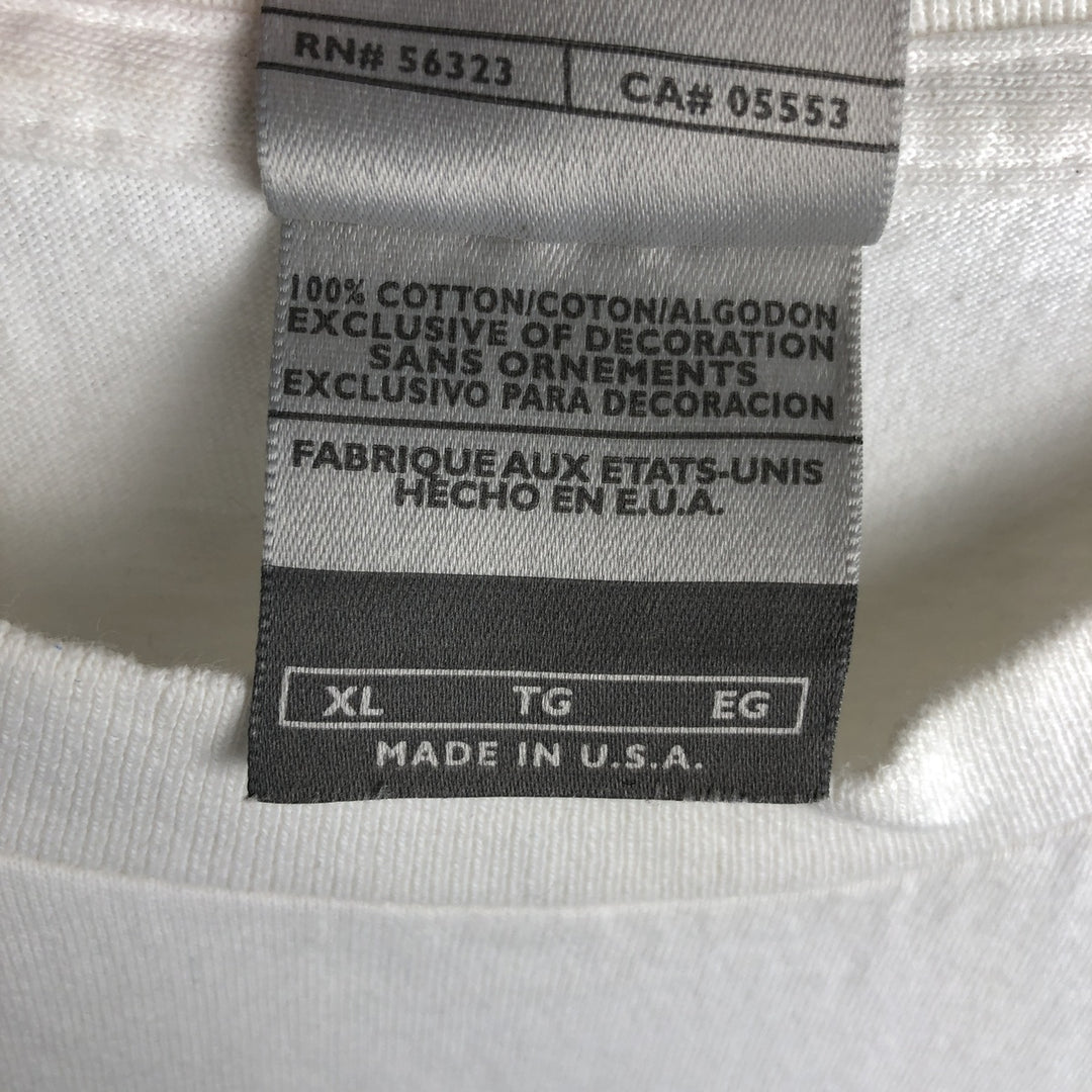 90s-00'S Nike Long-Sleeve T-Shirt, Made in USA, Men's XL equivalent, Vintage cotton white type Vintage Second Hand