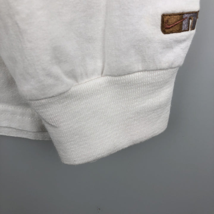 90s-00'S Nike Long-Sleeve T-Shirt, Made in USA, Men's XL equivalent, Vintage cotton white type Vintage Second Hand