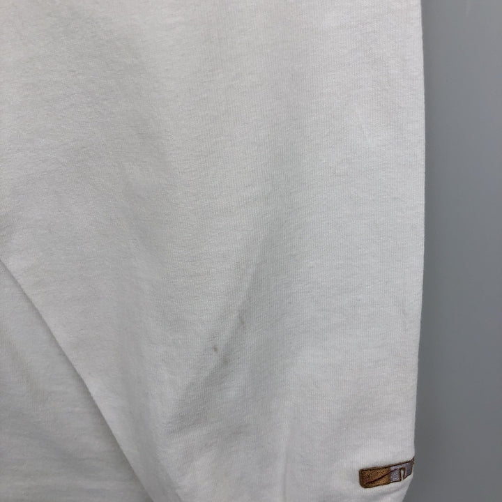 90s-00'S Nike Long-Sleeve T-Shirt, Made in USA, Men's XL equivalent, Vintage cotton white type Vintage Second Hand