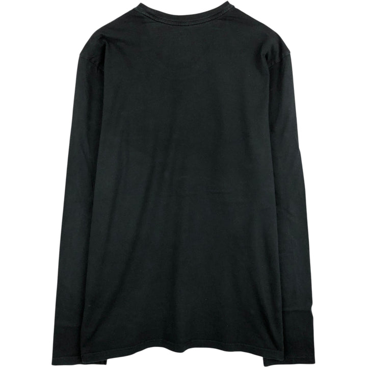 Ralph Lauren POLO RALPH LAUREN Polo Bear Long-Sleeve T-Shirt (Men's Size M) cotton black type Vintage Second Hand
