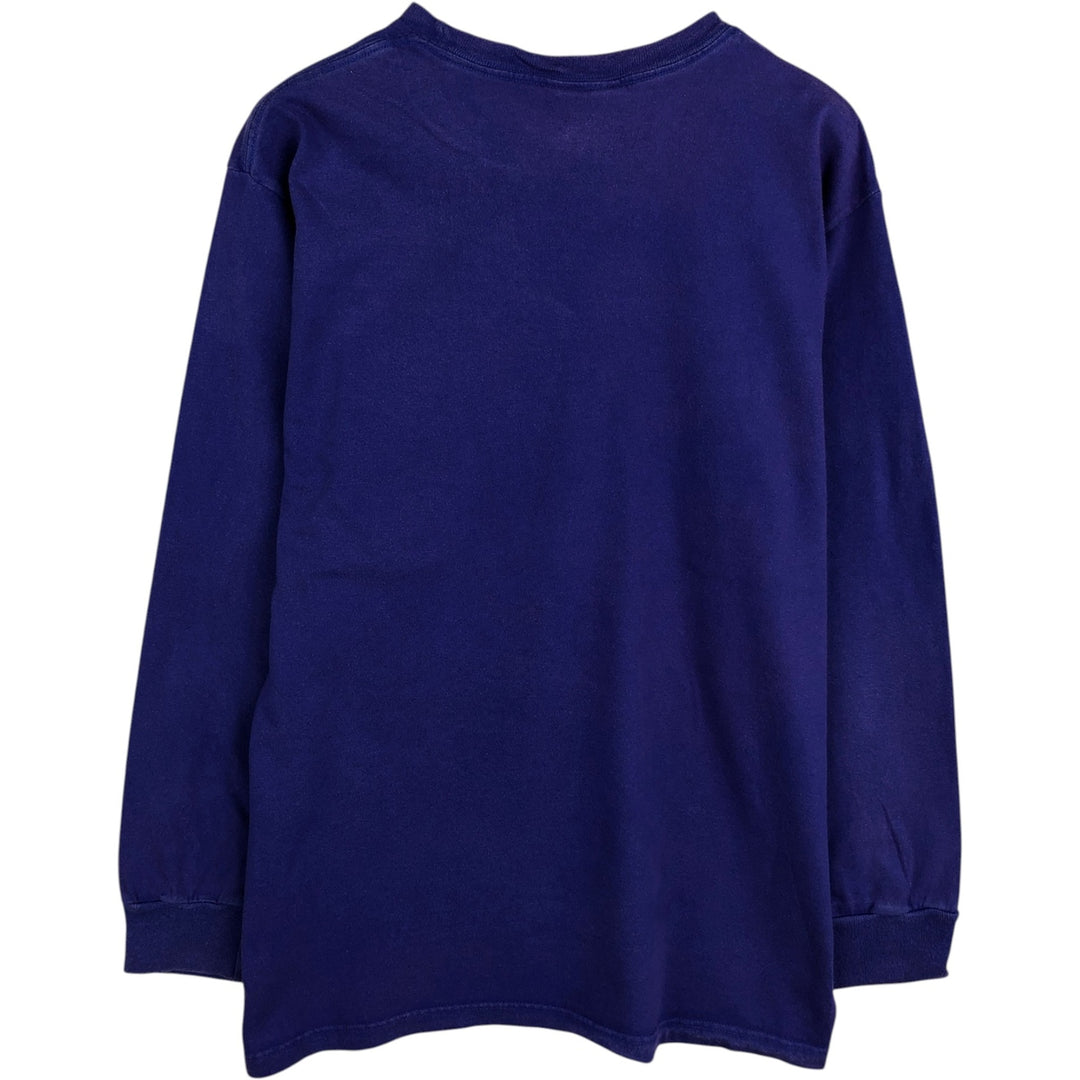 Ralph Lauren POLO SPORT Long Sleeve T-Shirt, Men's Size L cotton purple type Vintage Second Hand
