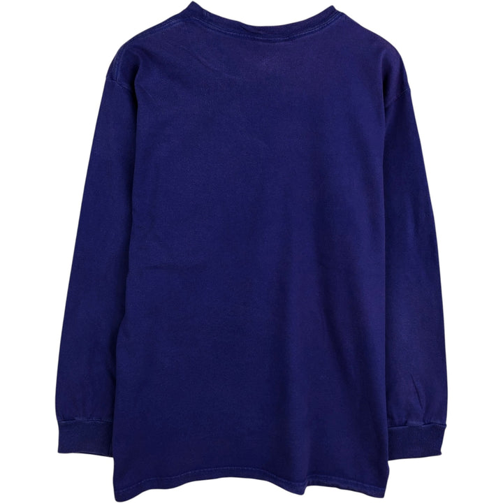 Ralph Lauren POLO SPORT Long Sleeve T-Shirt, Men's Size L cotton purple type Vintage Second Hand