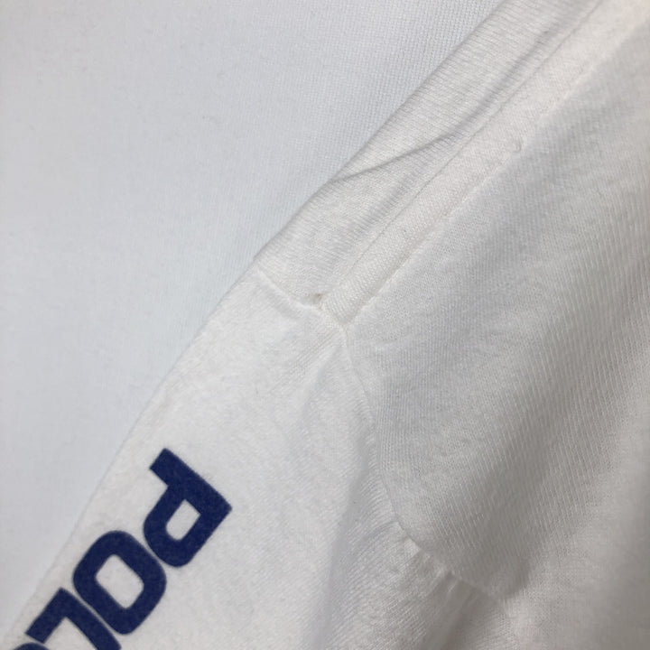 90'S Ralph Lauren POLO SPORT Long-Sleeve T-Shirt, Made in USA, Men's Size S (Equivalent), Vintage cotton white type Vintage Second Hand