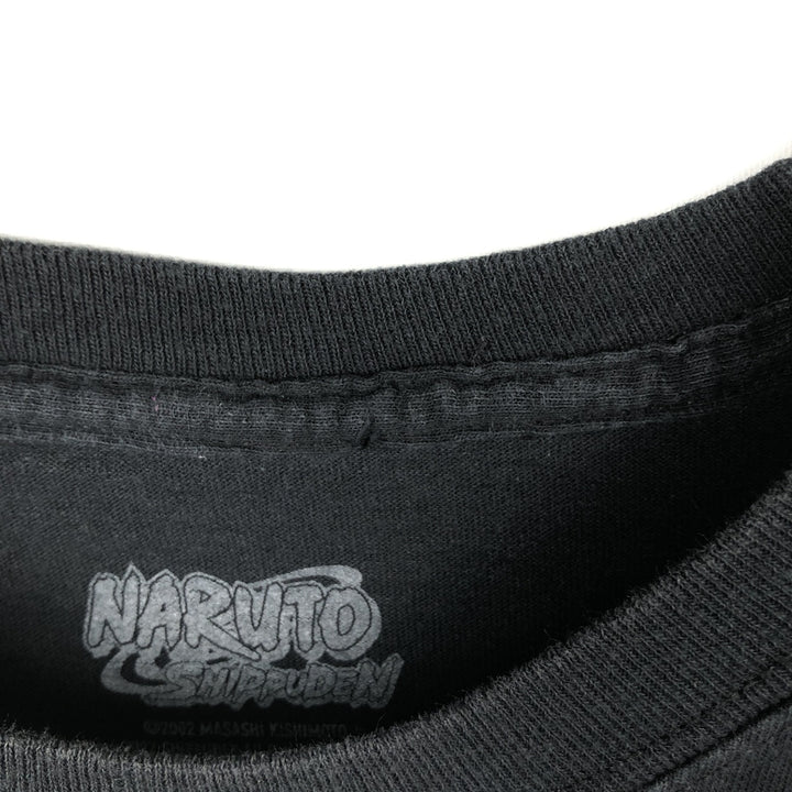 PRIMITIVE NARUTO SHIPPUDEN Uchiha Itachi Anime Character Print Long-Sleeve T-Shirt (Men's Size L) cotton black type Vintage Second Hand