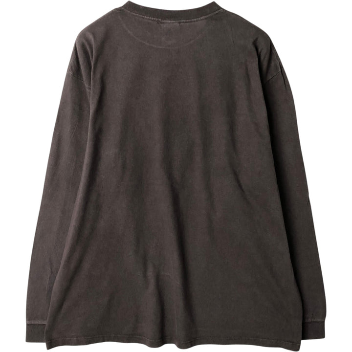 90s-00'S Timberland long-sleeved T-shirt, Made in USA, Men's XL cotton Charcoal Vintage Second Hand