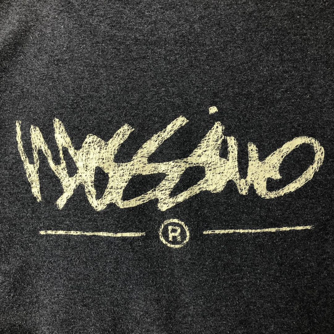 90s-era Mossimo long-sleeved T-shirt, made in USA, men's size S equivalent, vintage. cotton gray type Vintage Second Hand