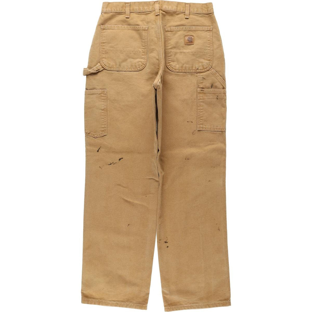 Carhartt Loose Original Fit Duck Painter Pants, Men's, W32 equivalent cotton Beige type Vintage Second Hand