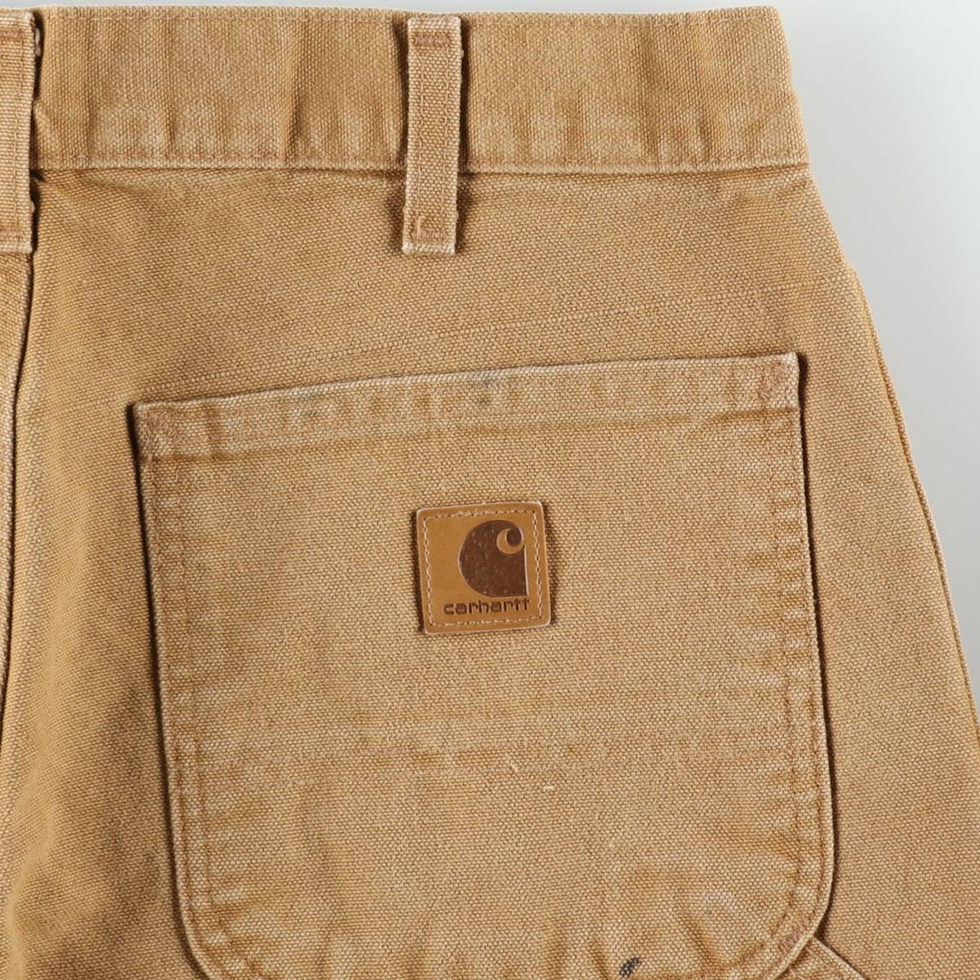 Carhartt Loose Original Fit Duck Painter Pants, Men's, W32 equivalent cotton Beige type Vintage Second Hand