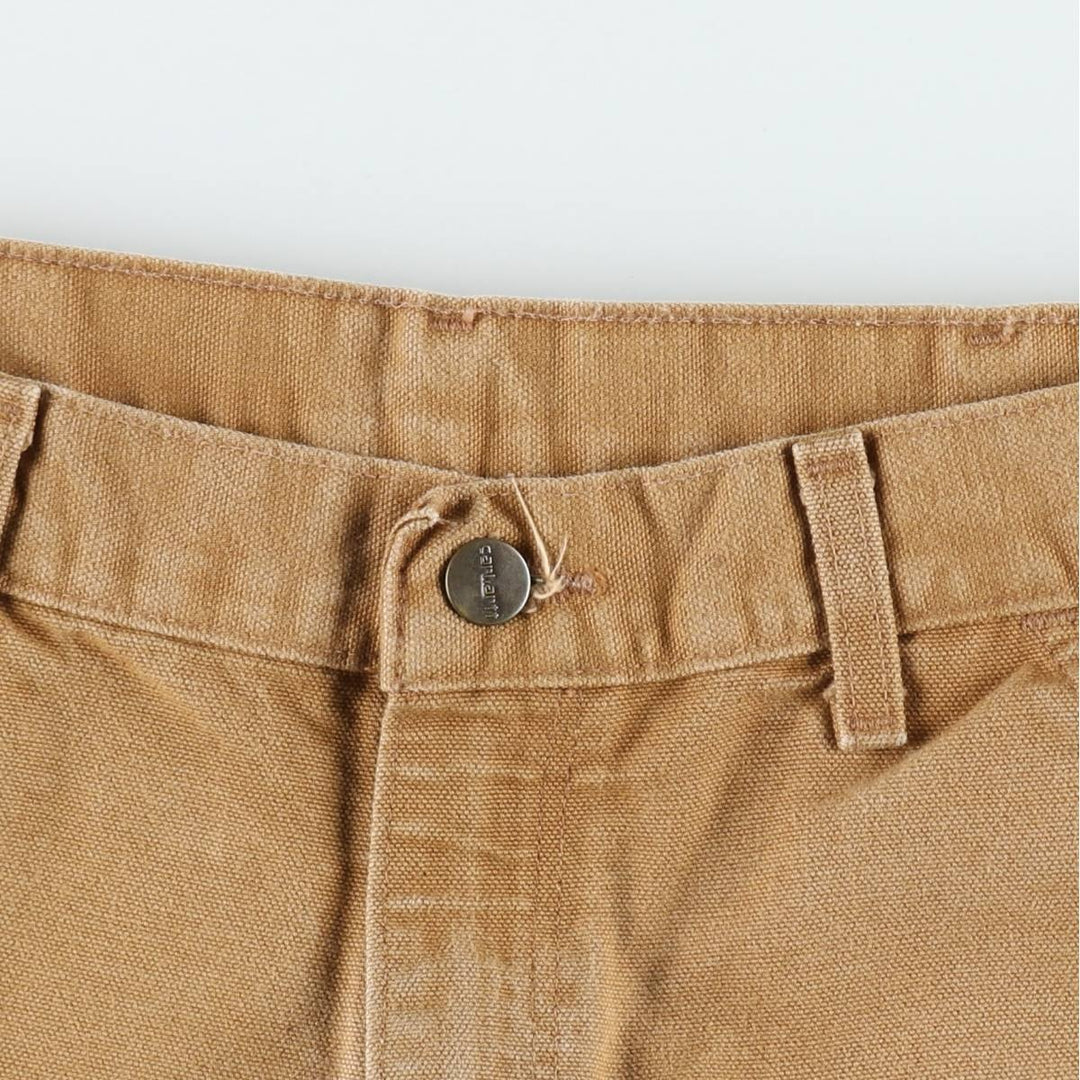 Carhartt Loose Original Fit Duck Painter Pants, Men's, W32 equivalent cotton Beige type Vintage Second Hand