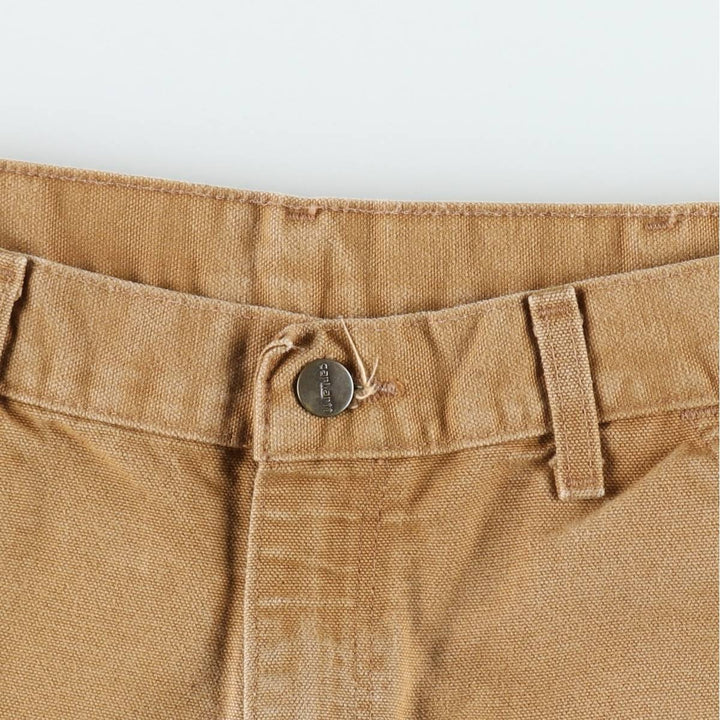 Carhartt Loose Original Fit Duck Painter Pants, Men's, W32 equivalent cotton Beige type Vintage Second Hand