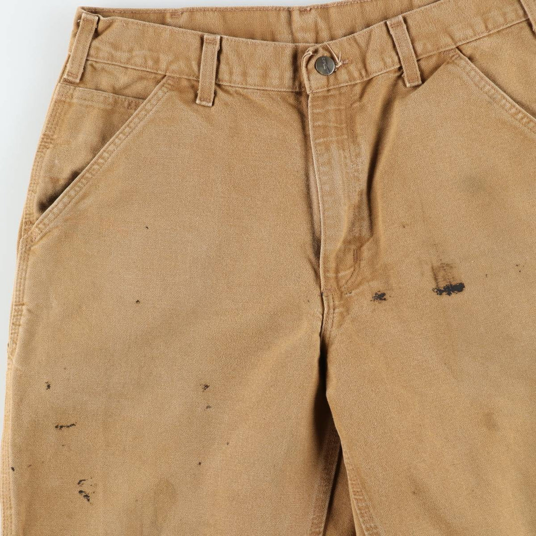 Carhartt Loose Original Fit Duck Painter Pants, Men's, W32 equivalent cotton Beige type Vintage Second Hand
