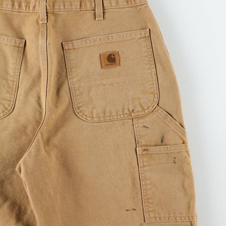 Carhartt Loose Original Fit Duck Painter Pants, Men's, W32 equivalent cotton Beige type Vintage Second Hand