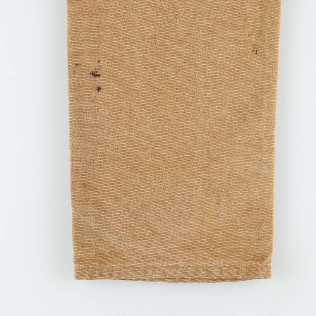 Carhartt Loose Original Fit Duck Painter Pants, Men's, W32 equivalent cotton Beige type Vintage Second Hand