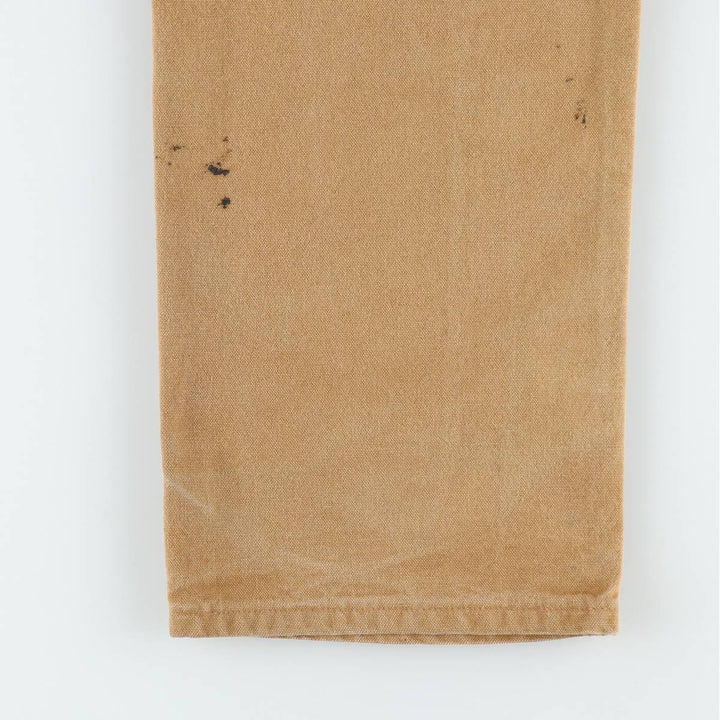 Carhartt Loose Original Fit Duck Painter Pants, Men's, W32 equivalent cotton Beige type Vintage Second Hand