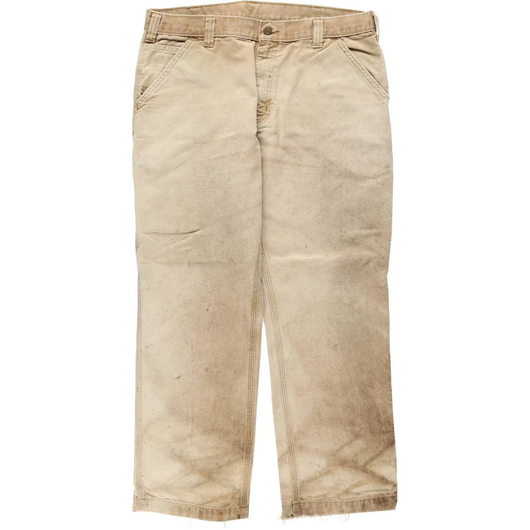 Carhartt Relaxed Fit Duck Painter Pants, Men's, Size 37 cotton Beige type Vintage Second Hand