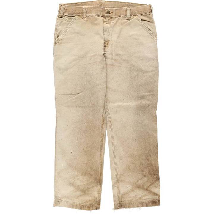 Carhartt Relaxed Fit Duck Painter Pants, Men's, Size 37 cotton Beige type Vintage Second Hand