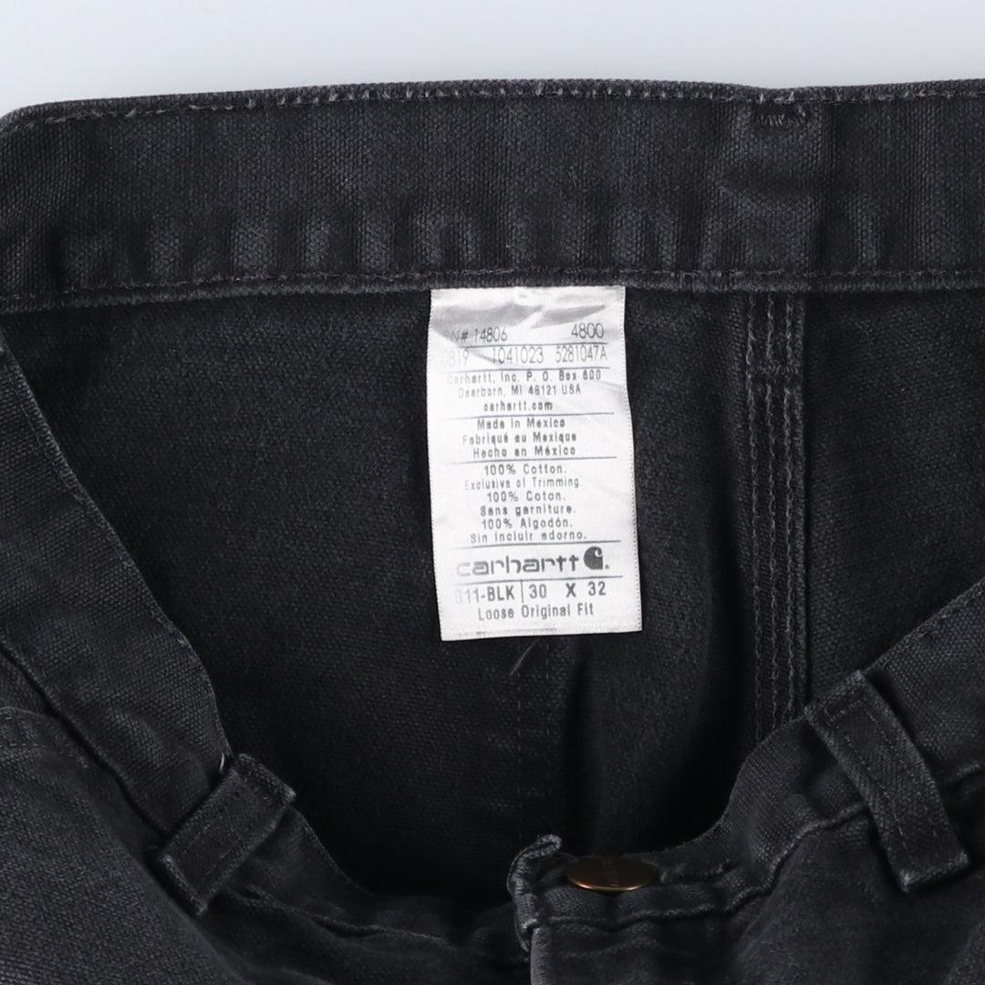 Carhartt Loose Original Fit Duck Painter Pants, Men's, Size W30 cotton black type Vintage Second Hand