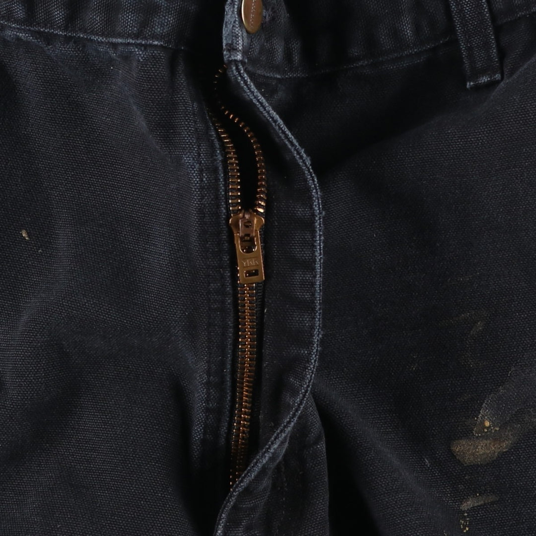 Carhartt Dungaree Fit Painted Duck Painter Pants, Men's W37 (approx.) cotton black type Vintage Second Hand