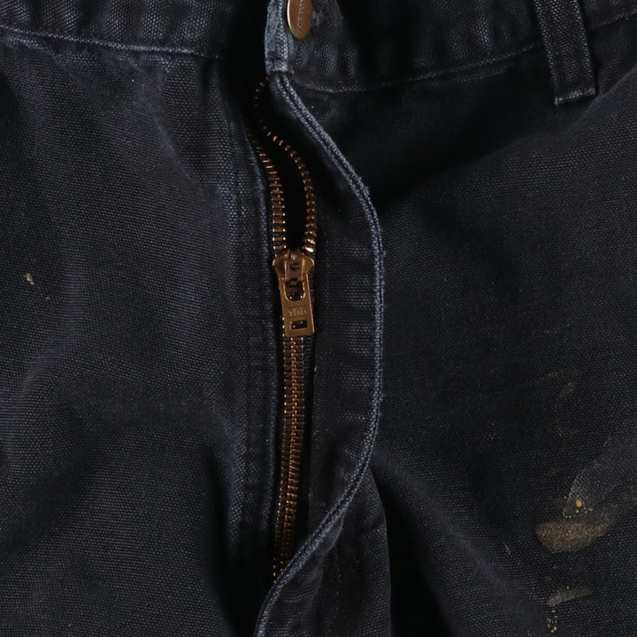 Carhartt Dungaree Fit Painted Duck Painter Pants, Men's W37 (approx.) cotton black type Vintage Second Hand