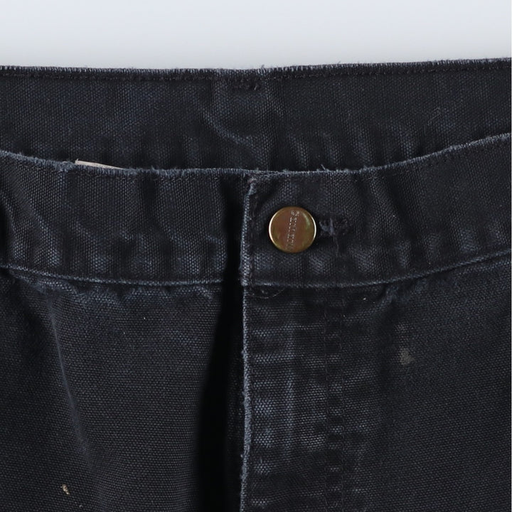 Carhartt Dungaree Fit Painted Duck Painter Pants, Men's W37 (approx.) cotton black type Vintage Second Hand