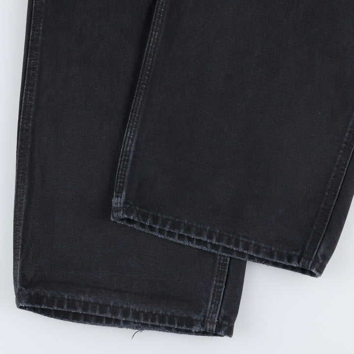 Carhartt Dungaree Fit Painted Duck Painter Pants, Men's W37 (approx.) cotton black type Vintage Second Hand