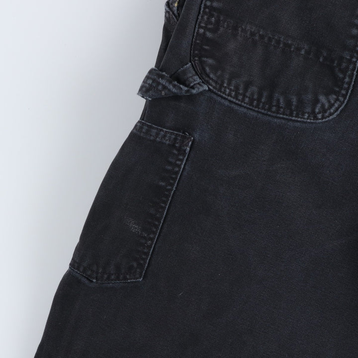 Carhartt Dungaree Fit Painted Duck Painter Pants, Men's W37 (approx.) cotton black type Vintage Second Hand