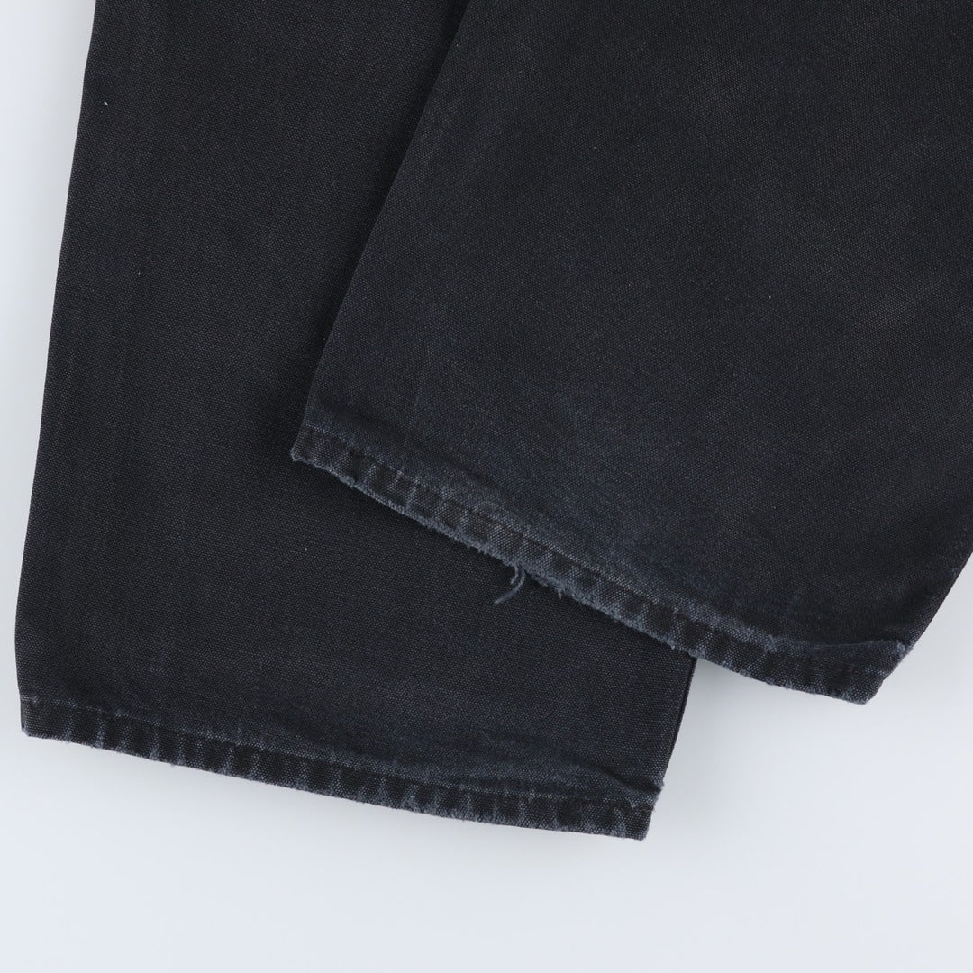 Carhartt Dungaree Fit Painted Duck Painter Pants, Men's W37 (approx.) cotton black type Vintage Second Hand