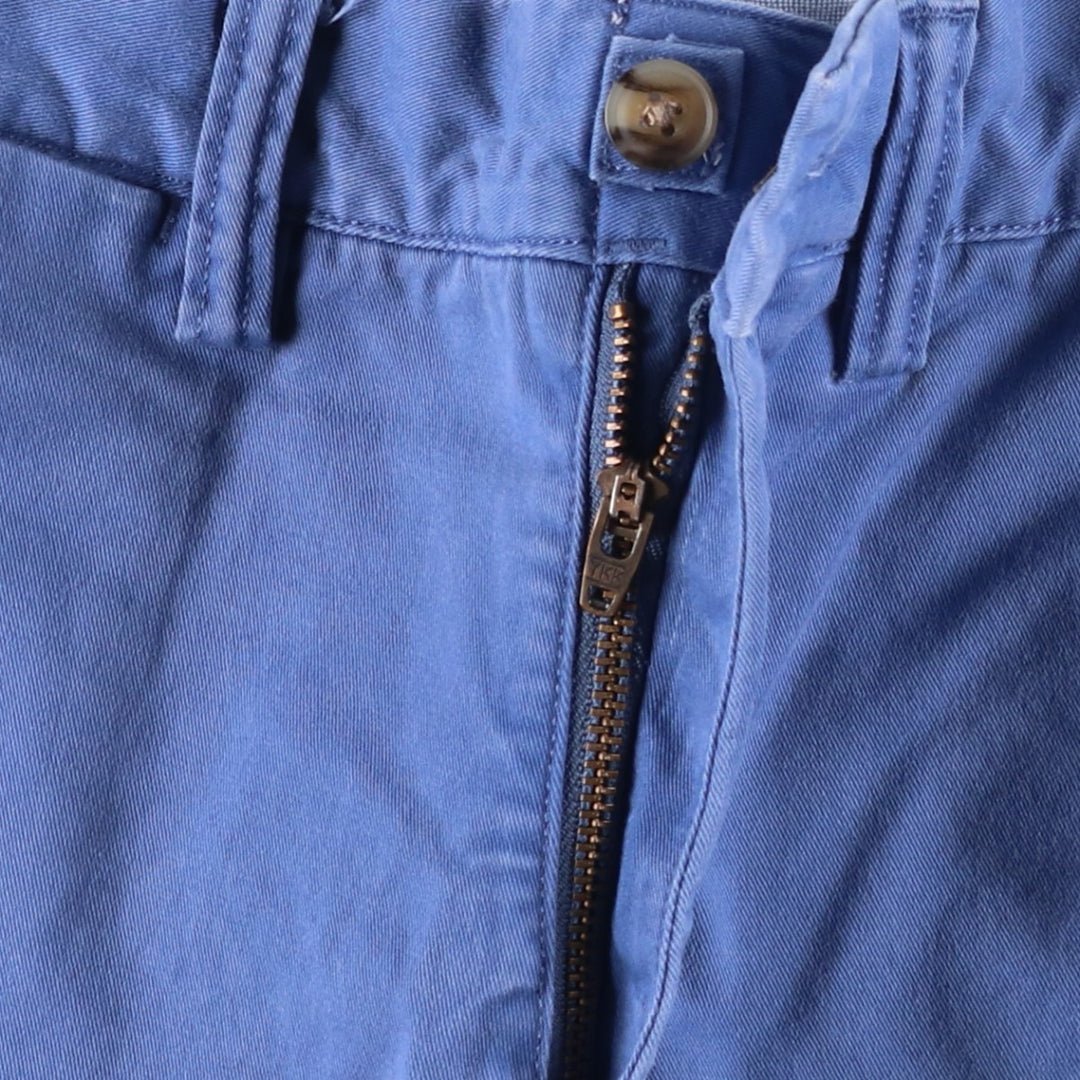 Ralph Lauren POLO RALPH LAUREN STRUTCH CLASSIC FIT Chino Shorts, Women's Size L (equivalent to W30) cotton blue type Vintage Second Hand
