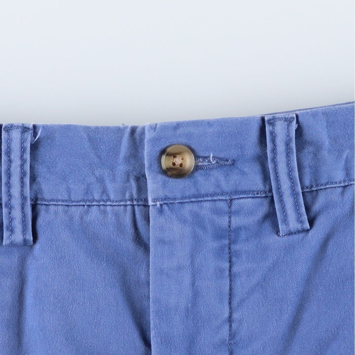 Ralph Lauren POLO RALPH LAUREN STRUTCH CLASSIC FIT Chino Shorts, Women's Size L (equivalent to W30) cotton blue type Vintage Second Hand