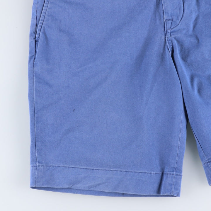 Ralph Lauren POLO RALPH LAUREN STRUTCH CLASSIC FIT Chino Shorts, Women's Size L (equivalent to W30) cotton blue type Vintage Second Hand