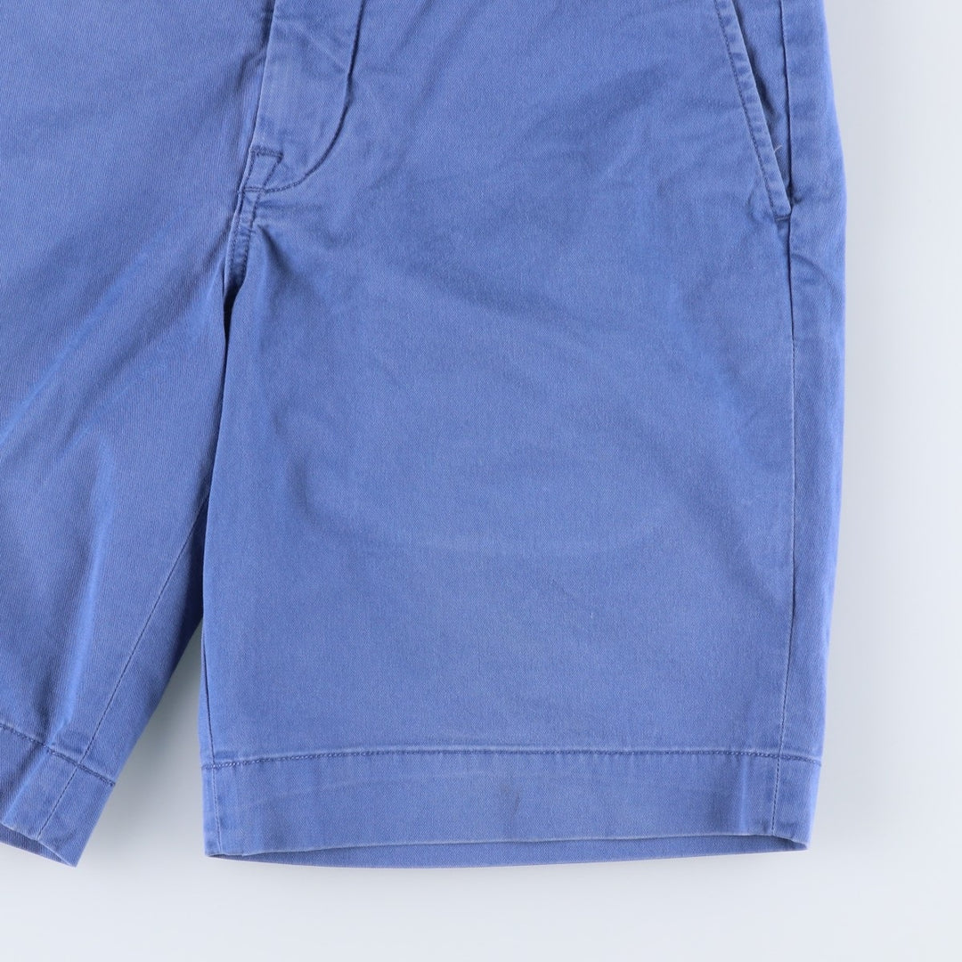 Ralph Lauren POLO RALPH LAUREN STRUTCH CLASSIC FIT Chino Shorts, Women's Size L (equivalent to W30) cotton blue type Vintage Second Hand