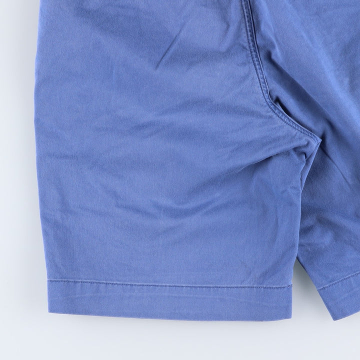 Ralph Lauren POLO RALPH LAUREN STRUTCH CLASSIC FIT Chino Shorts, Women's Size L (equivalent to W30) cotton blue type Vintage Second Hand